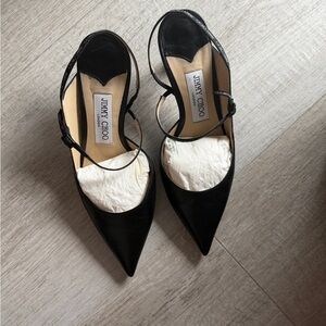 Jimmy Choo Black Pointed Heels